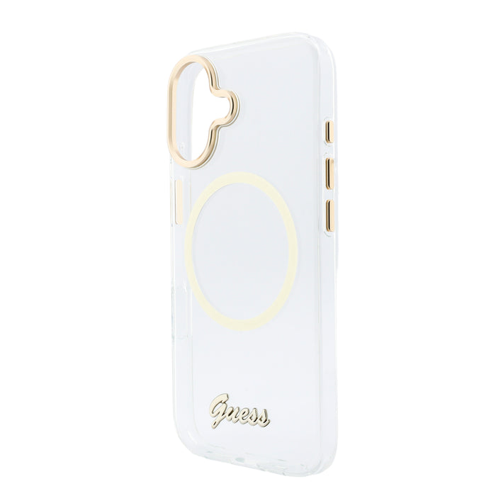 GUESS IML Script Metal MagSafe iPhone 17 Case