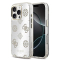 Guess MagSafe Peony Mirror Glitter Gold iPhone 16 Pro Max Case