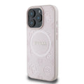 GUESS Saffiano Peony MagSafe iPhone 16 Pro Case