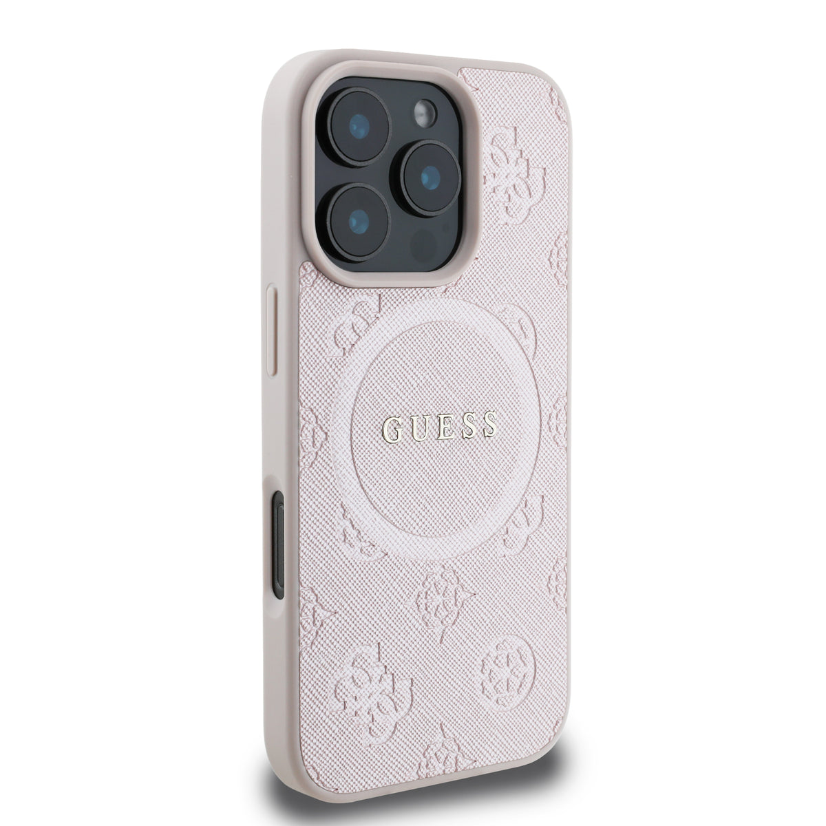 GUESS Saffiano Peony MagSafe iPhone 16 Pro Case
