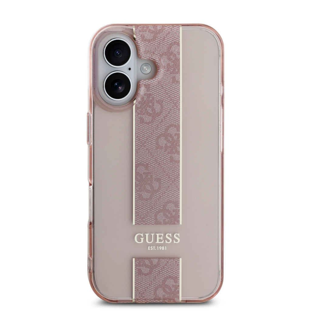 GUESS 4G Stripe iPhone 16 Case