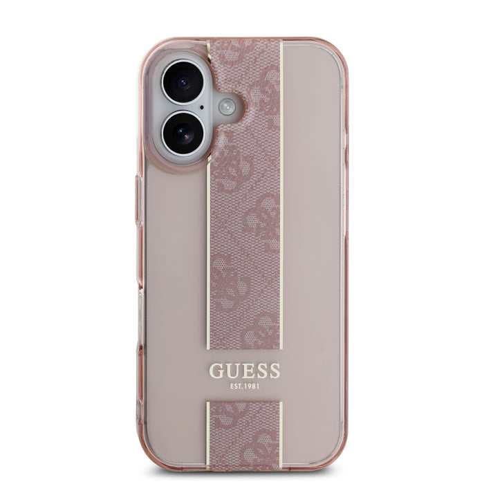 GUESS 4G Stripe iPhone 16 Case