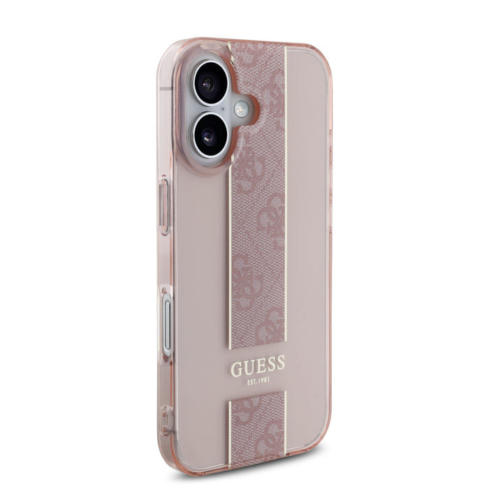 GUESS 4G Stripe iPhone 16 Case