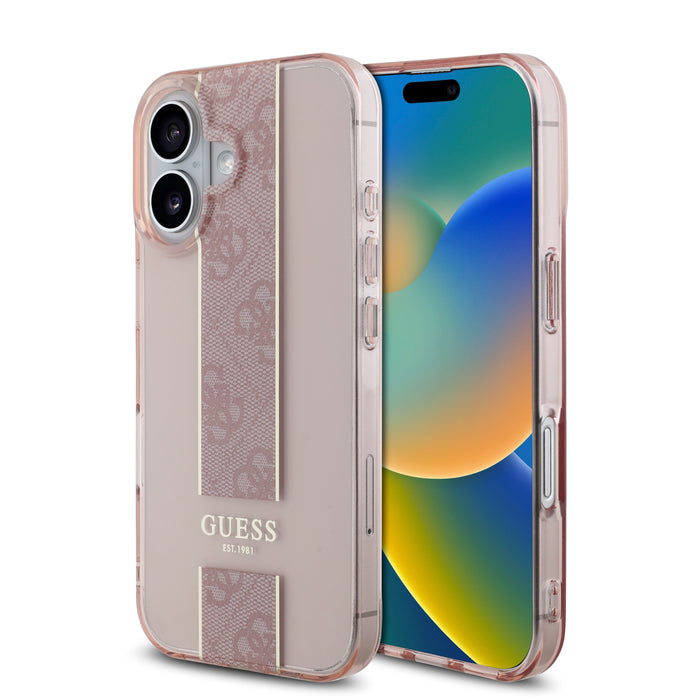 GUESS 4G Stripe iPhone 16 Case