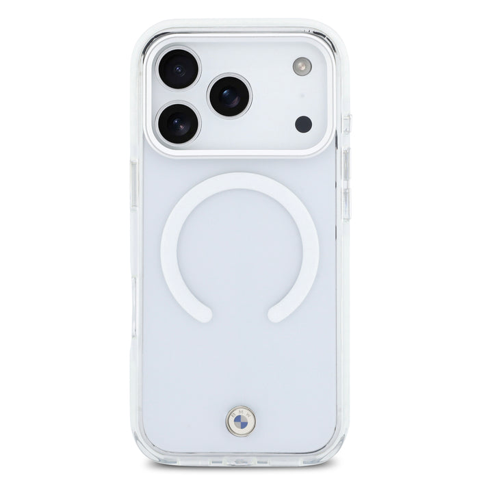 BMW Shockproof IML Metal Logo Transparent iPhone 18 Pro