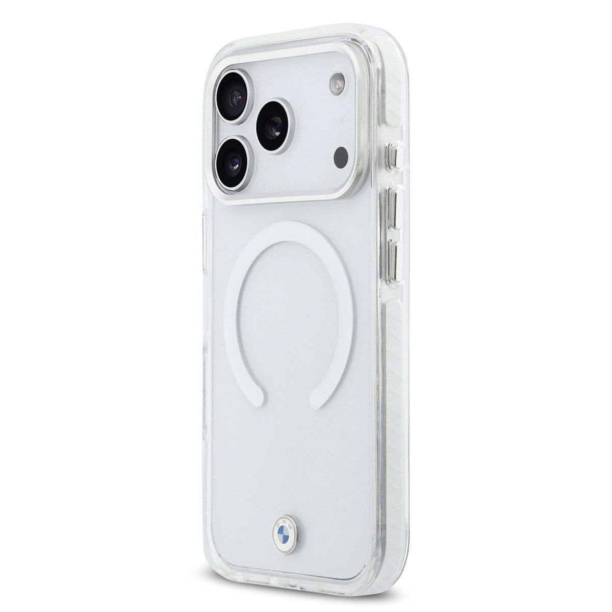 BMW Shockproof IML Metal Logo Transparent iPhone 18 Pro