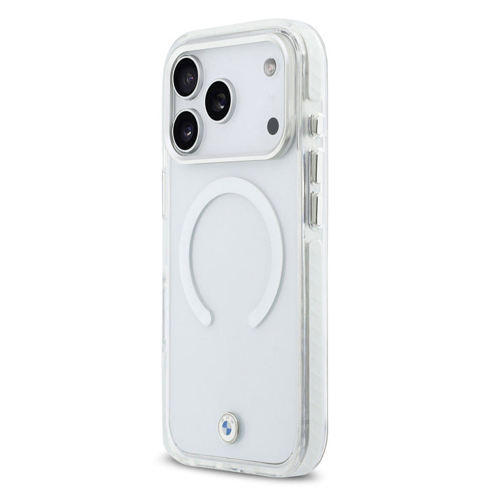 BMW Shockproof IML Metal Logo Transparent iPhone 18 Pro