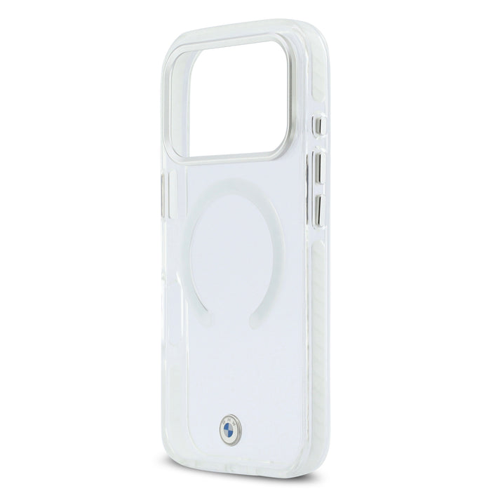 BMW Shockproof IML Metal Logo Transparent iPhone 18 Pro