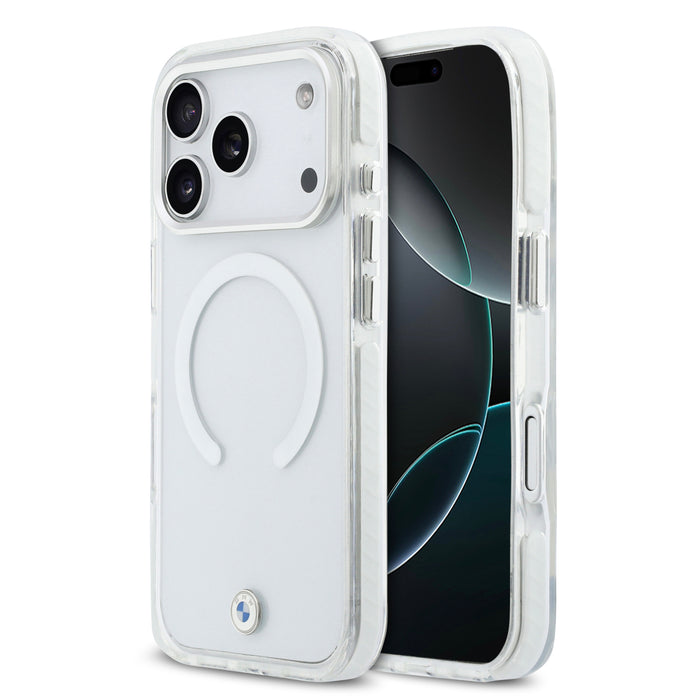 BMW Shockproof IML Metal Logo Transparent iPhone 18 Pro