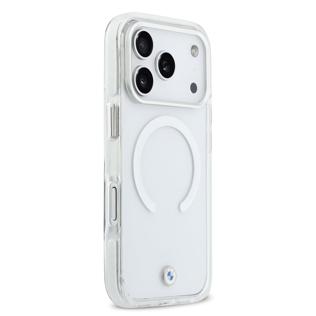 BMW Shockproof IML Metal Logo Transparent iPhone 18 Pro
