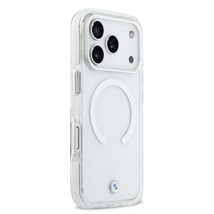 BMW Shockproof IML Metal Logo Transparent iPhone 18 Pro
