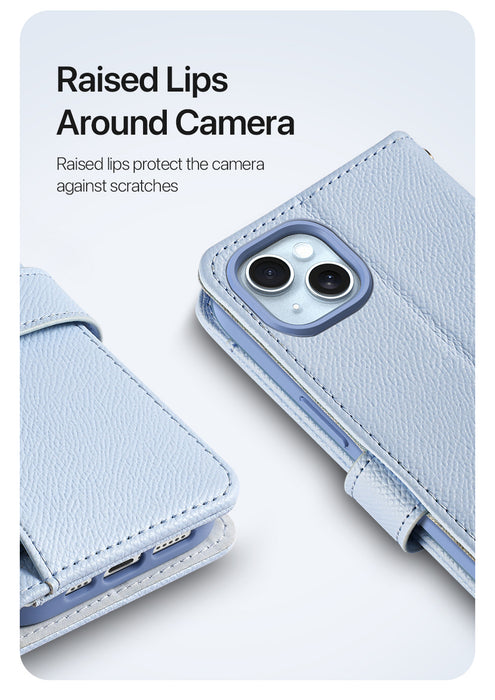 Dux Ducis Lawa Wallet Leather Case for iPhone 15