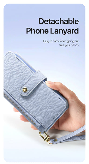 Dux Ducis Lawa Wallet Leather Case for iPhone 15