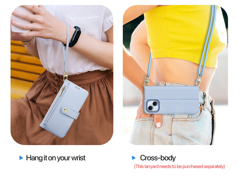 Dux Ducis Lawa Wallet Leather Case for iPhone 15