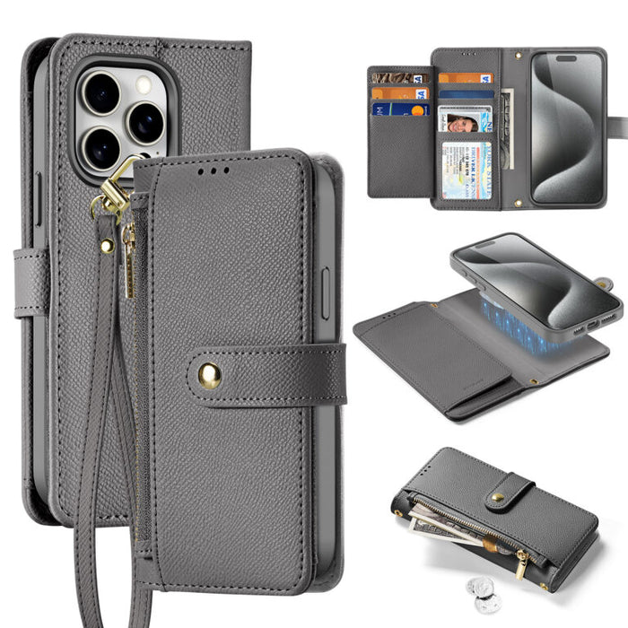 Dux Ducis Lawa Wallet Leather Case for iPhone 15 Pro Max