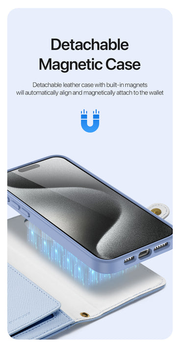 Dux Ducis Lawa Wallet Leather Case for iPhone 15 Pro Max