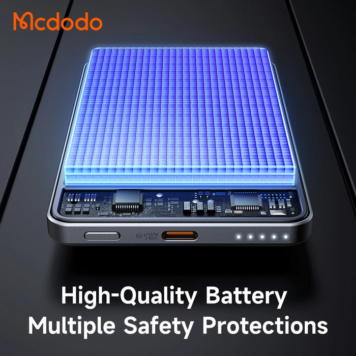 Mcdodo 5000mAh Ultra-Thin Magnetic Wireless Power Bank