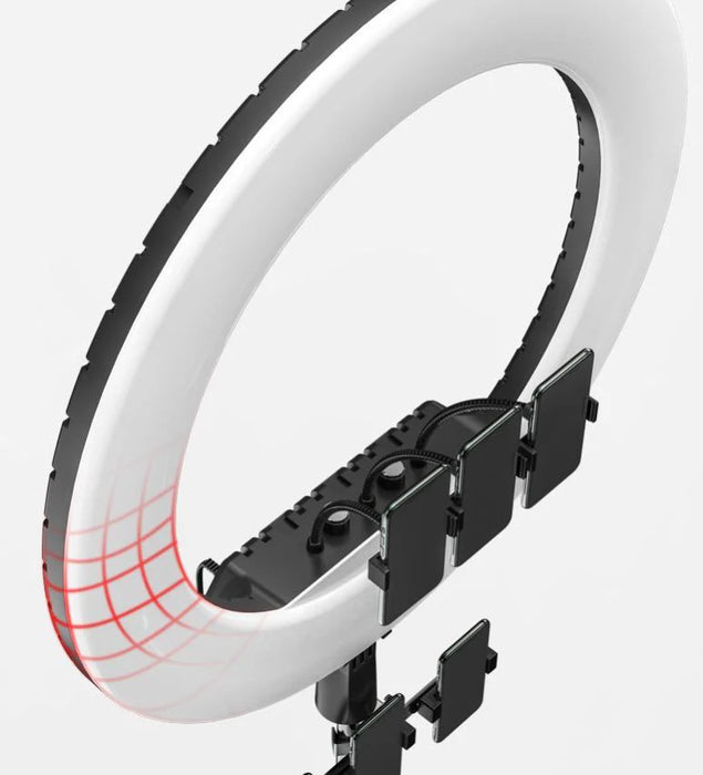 RTAKO AR‑GTB01‑18S 18″ Ring Light with Digital Display