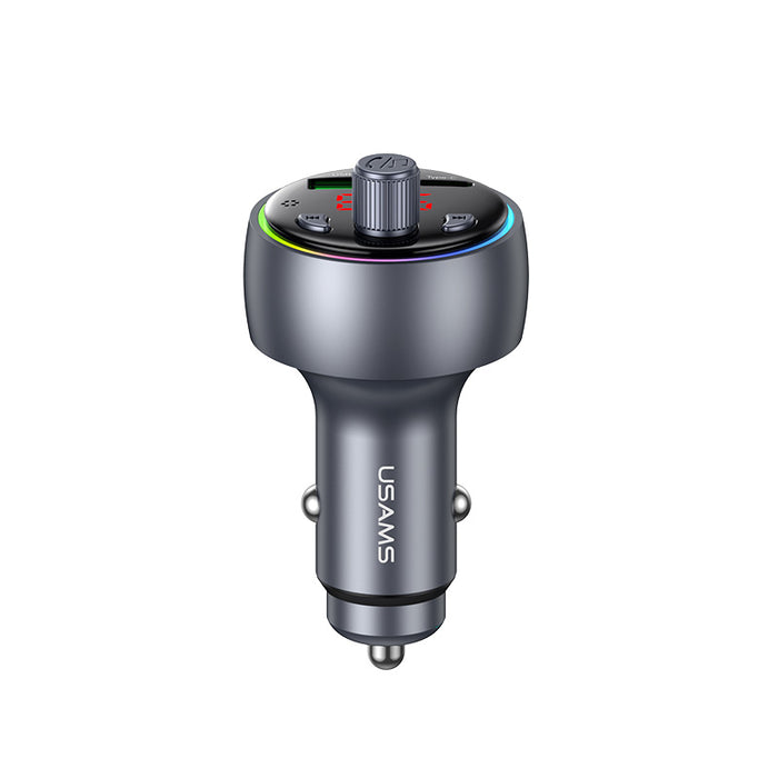 Usams CC-328 BT FM Car Charger 30W Digital Display