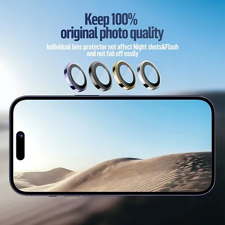 Blue0 Sapphire Crystal Lens Protector iPhone 15 Pro