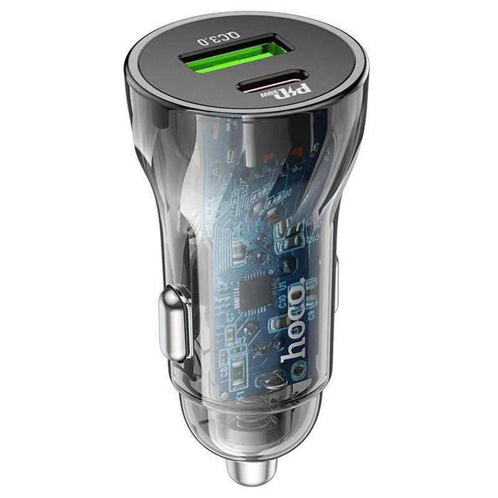 Hoco Z47A PD30W+QC 3.0 Dual Output Car Charger
