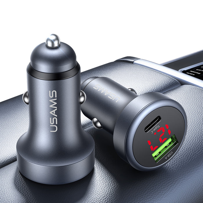 Usams CC-327 45w A+C Ports Aluminum Alloy Charger
