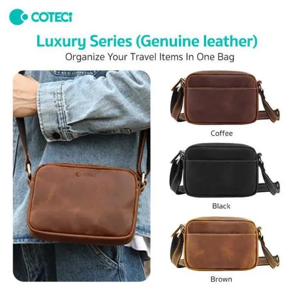 COTECi OT-021 Luxury Series Genuine Leather Bag