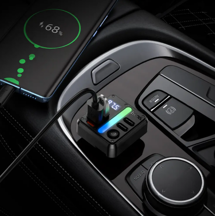 HOCO E89 FM Transmitter & Fast Car Charger