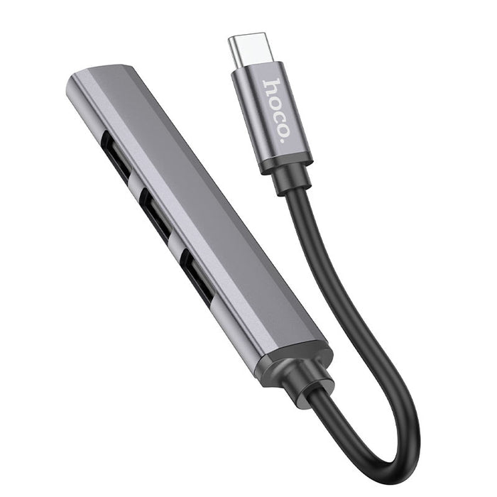 Hoco Hb26 4in1 Type-C to USB3.0 + USB2.0*3 Mini Adapter