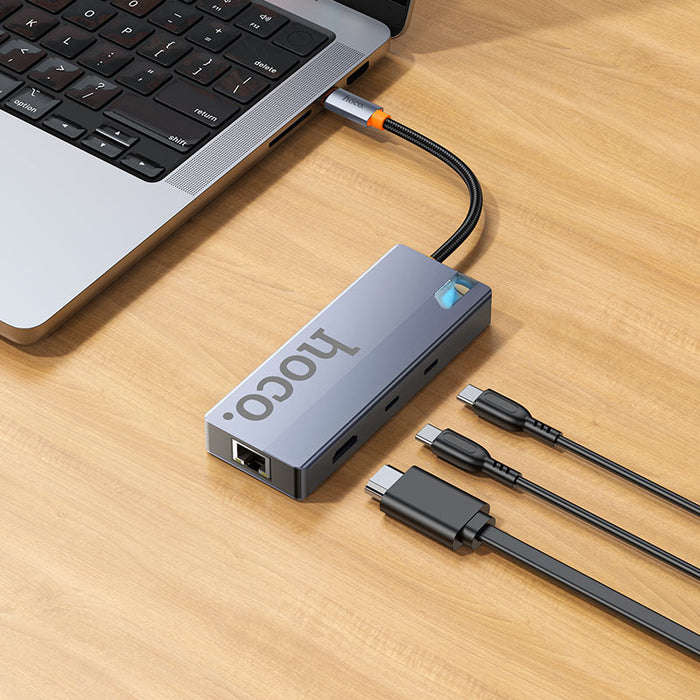 Hoco HB52 8IN1 Multimedia Adapter