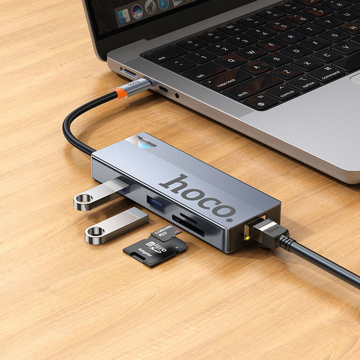 Hoco HB52 8IN1 Multimedia Adapter