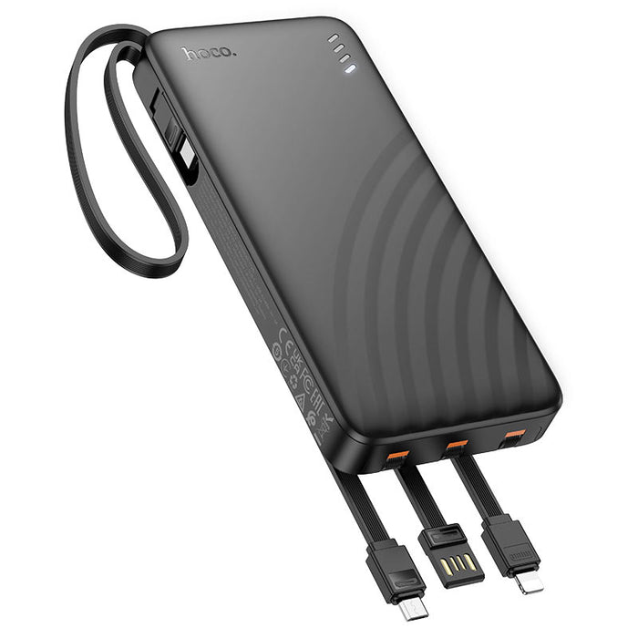 Hoco J146 Power Bank with 4 Cables – 10000mAh