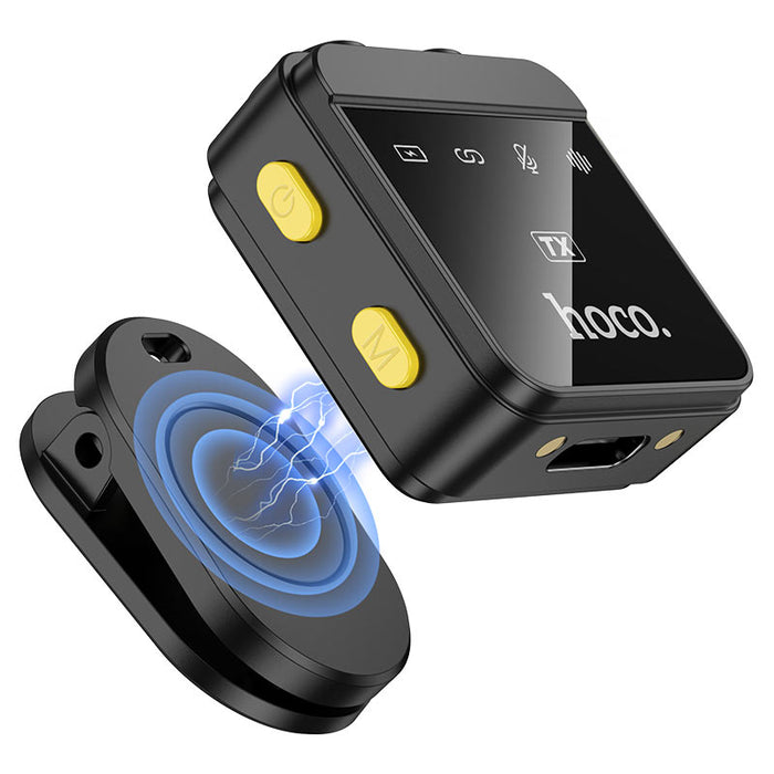 Hoco L17 Dual Mic Magnetic Lavalier Wireless Digital Microphone
