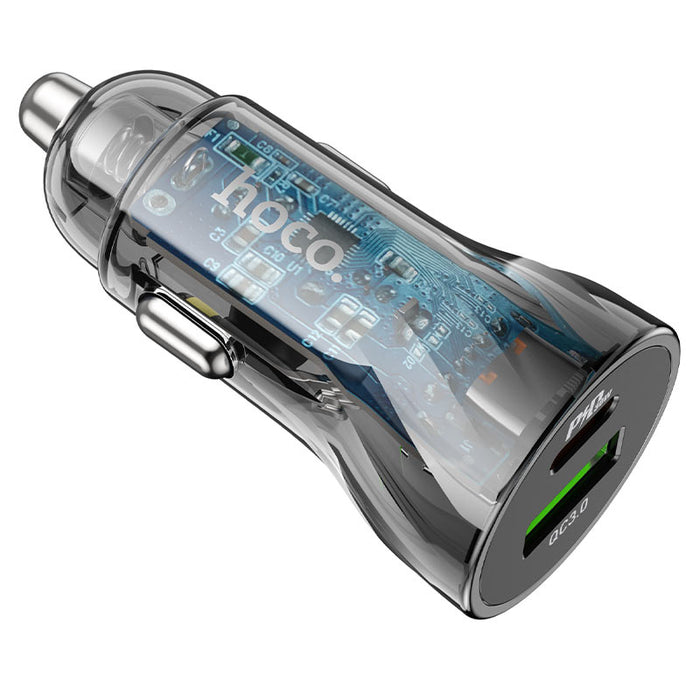 Hoco Z47A PD30W+QC 3.0 Dual Output Car Charger