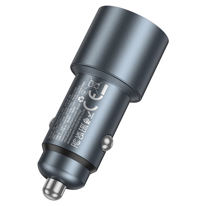 Hoco Z60 Bloom 48w Dual Port PD30W+QC3.0 Car Charger