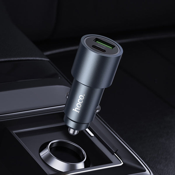 Hoco Z60 Bloom 48w Dual Port PD30W+QC3.0 Car Charger
