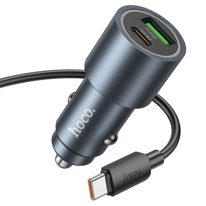 Hoco Z60 Bloom 48w Dual Port PD30W+QC3.0 Car Charger