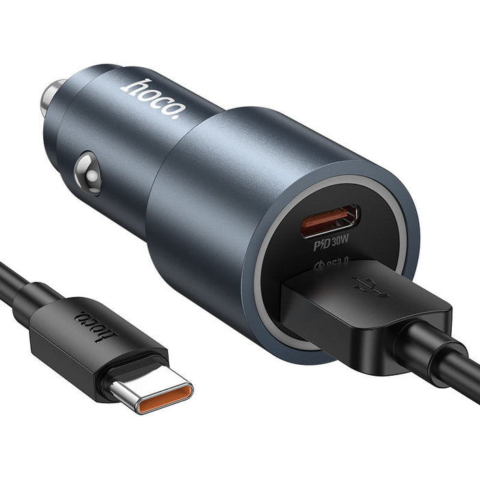 Hoco Z60 Bloom 48w Dual Port PD30W+QC3.0 Car Charger