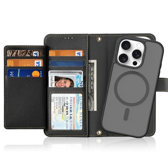 Dux Ducis Lawa Wallet Leather Case for iPhone 16 Pro Max