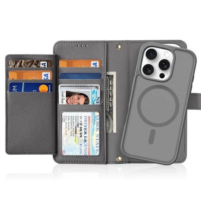 Dux Ducis Lawa Wallet Leather Case for iPhone 16 Pro Max