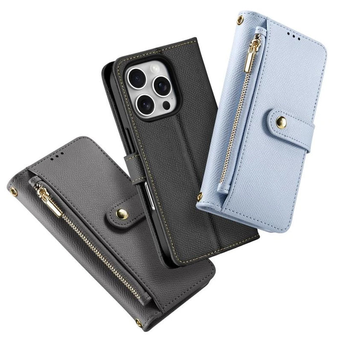 Dux Ducis Lawa Wallet Leather Case for iPhone 16 Pro Max