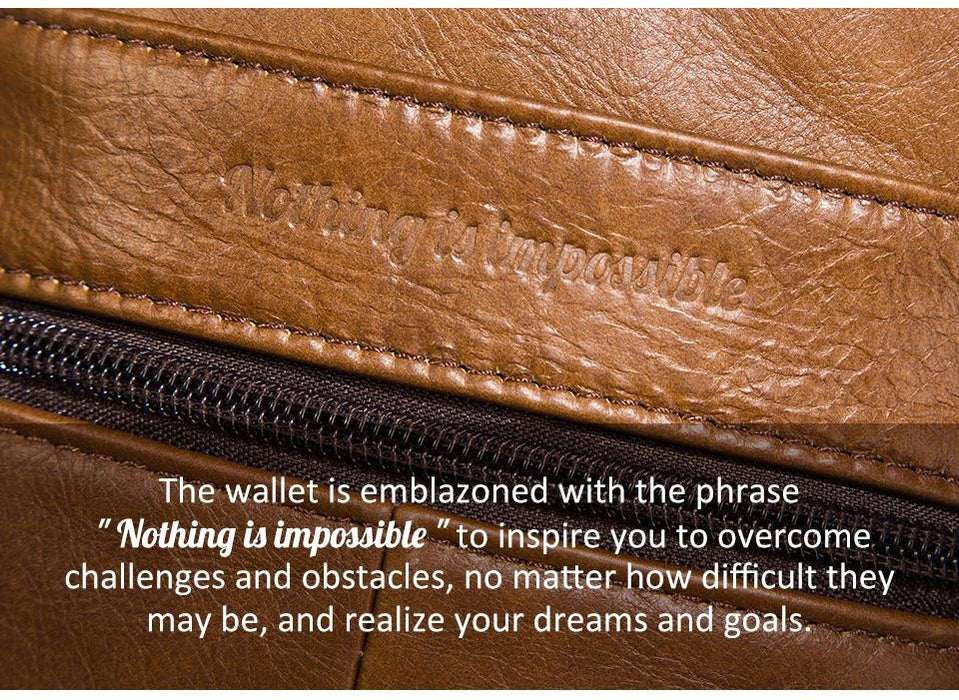 COTECi 14073 Luxury Series Oblique Cross Bag – Genuine Leather