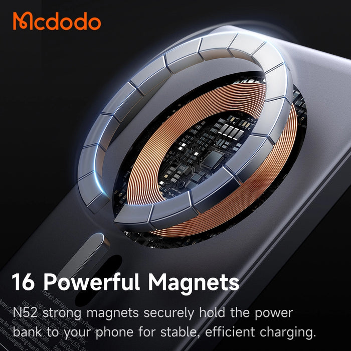 Mcdodo 5000mAh Ultra-Thin Magnetic Wireless Power Bank
