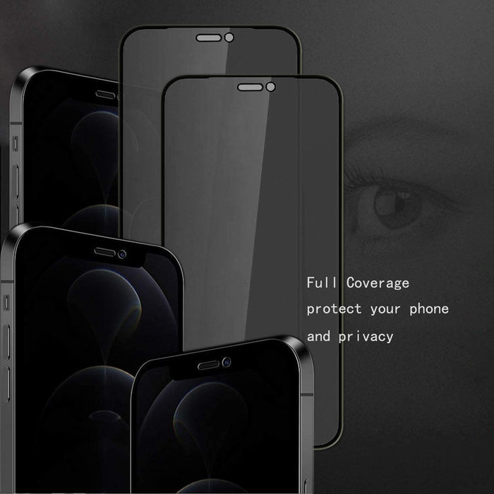 Privacy Carbon Fibre 3D Screen Protector For iPhone 12 Pro