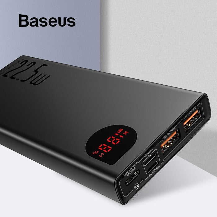 Baseus Adaman Metal Digital Display Quick Charge Power Bank 20000mAh 22.5W