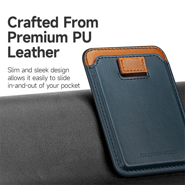 Dux Ducis MagSafe Leather Magnetic Card Holder