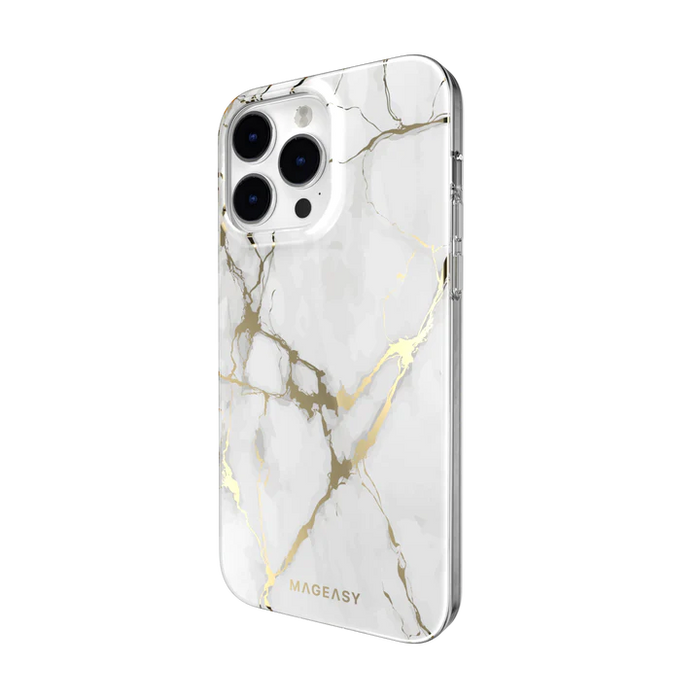Switcheasy Marble Double Layer Decoration Case for iPhone 14 Pro Max