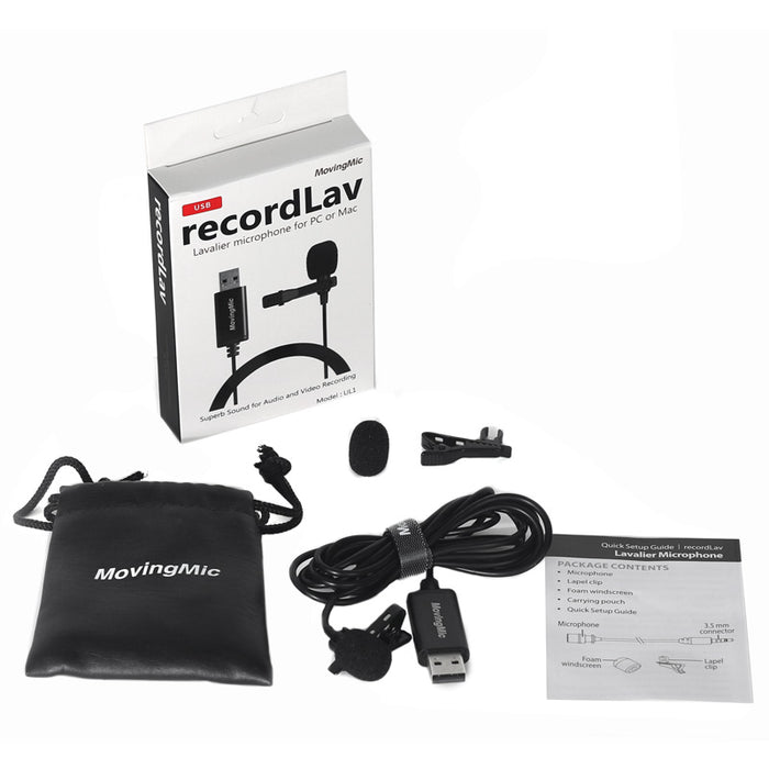 RecordLav USB Lavalier Microphone