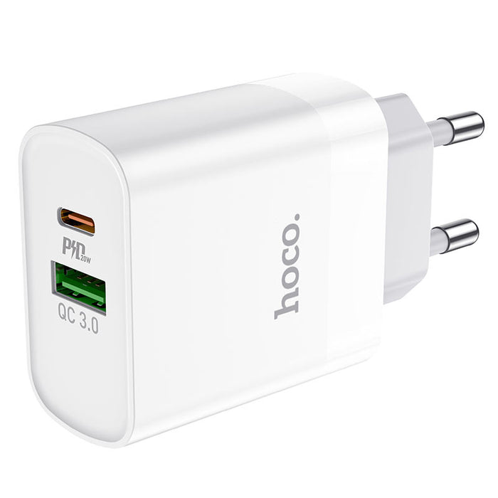 Hoco C80A 20W+QC 3.0(EU) Charging Adapter