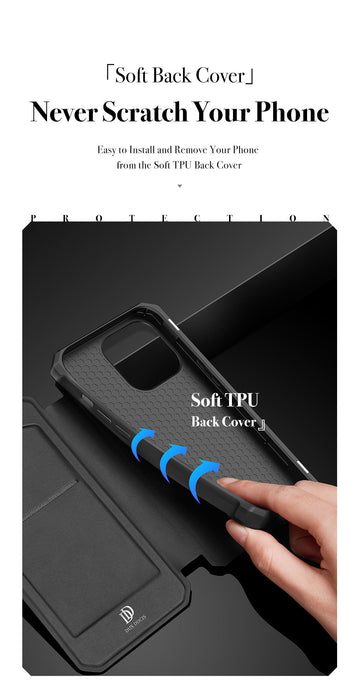 Skin X Series Magnetic Flip Case for iPhone 14